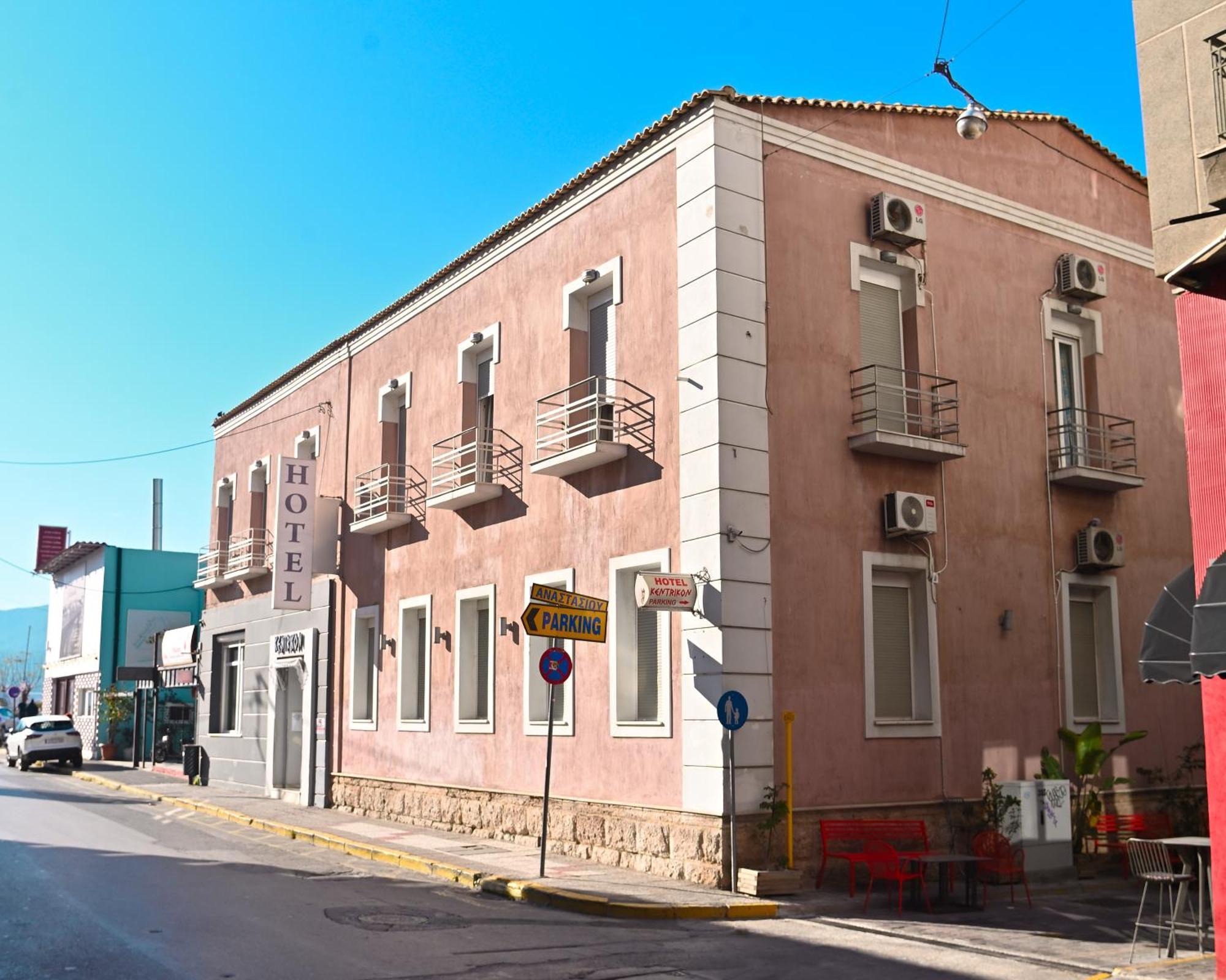 Kentrikon Hotel Chalkís Exterior foto